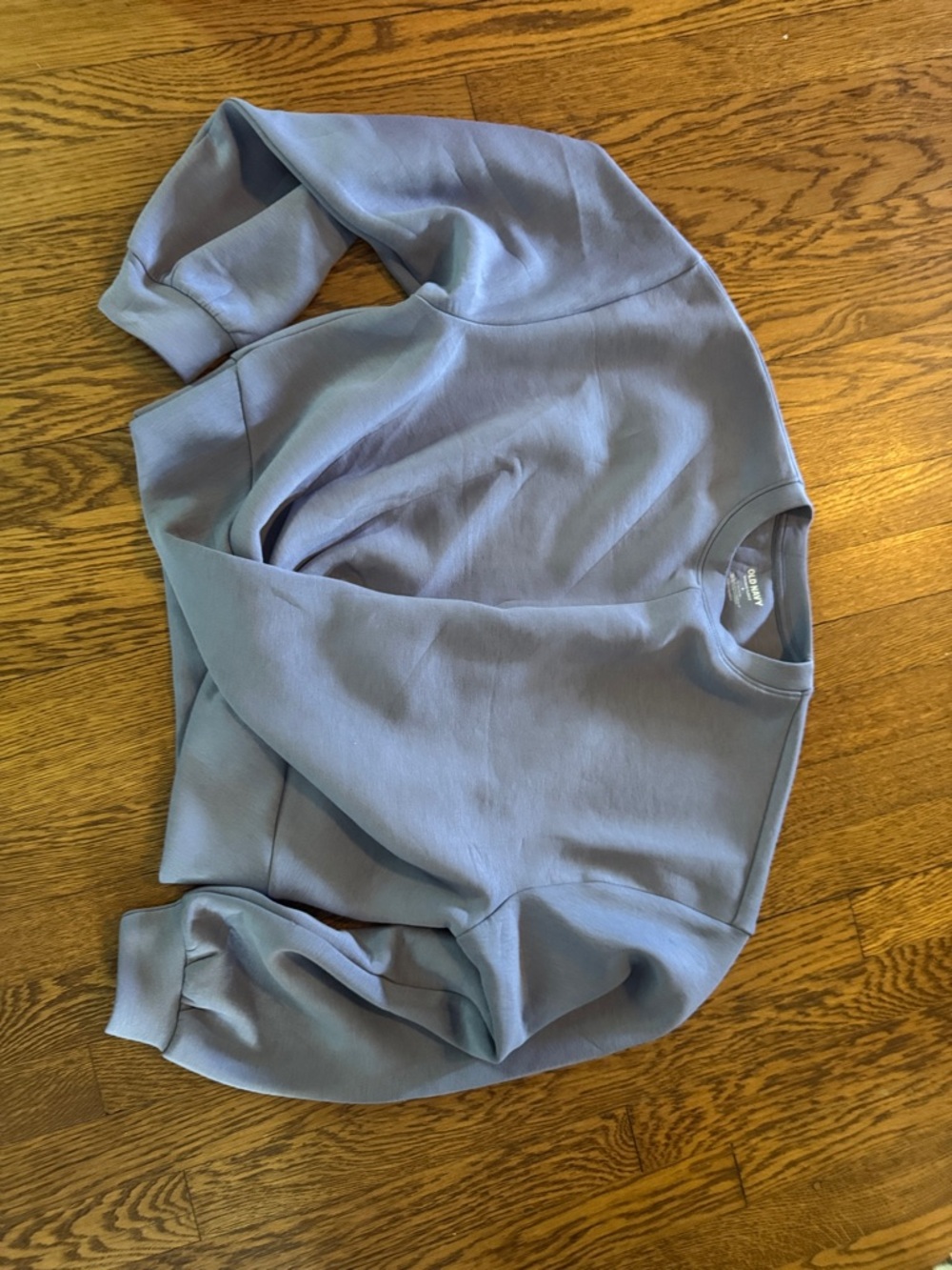 Old Navy Navy lilac Crewneck Sweatshirt